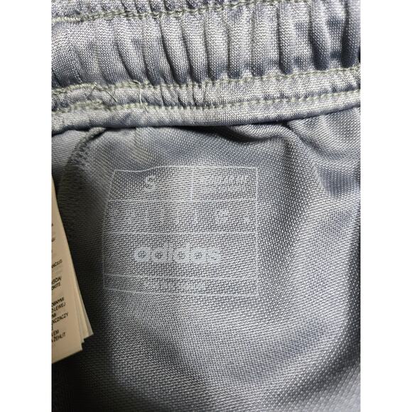 Adidas small men's gray football tapered leg partial zip athletic pants nwt - Picture 7 of 12